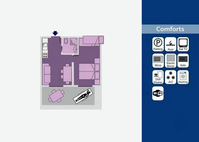 Colorful Flat With Shared Pool شقة *